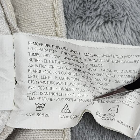 Gloria Vanderbilt Jeans Womens 14 Beige Marnie Skimmer Stretch Denim Casual - Picture 8 of 14